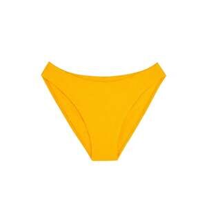 Monday Swimwear Seychelles Bottom - Mango Shiny (Modest Coverage) Size LMango Sh